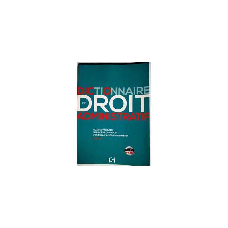 DICTIONNAIRE DE DROIT ADMINISTRATIF