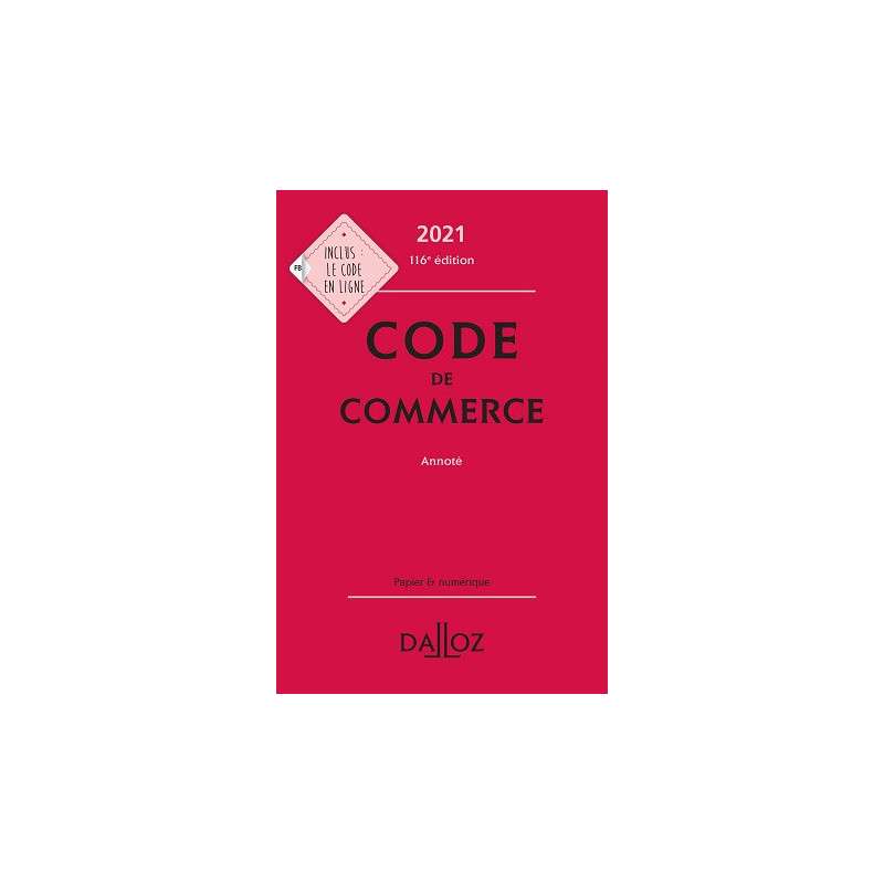 CODE COMMERCE 2021 ANNOTE CAMPUS