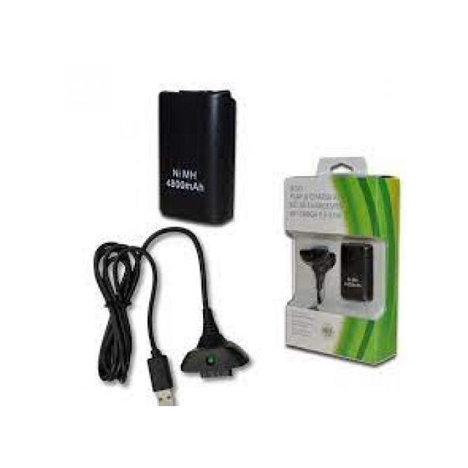 Chargeur Et Batterie 4800 MAh Pour Manette XBOX 360